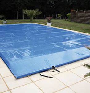 cubierta para piscina con barras