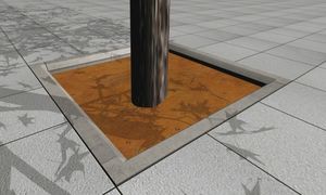 bordillo para árbol