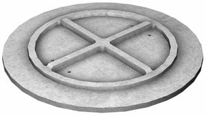 tapadera de inspección de hormigón