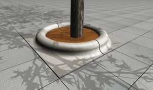 bordillo para árbol