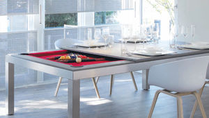 Mesa de billar contemporánea - VINTAGE - Fusiontables - convertible en