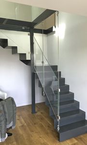 escalera en L