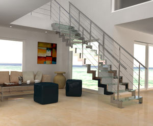 escalera recta