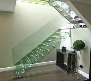 escalera recta