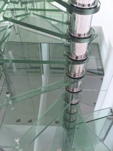 escalera de caracol cuadrada