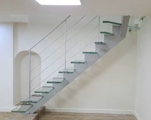 escalera recta