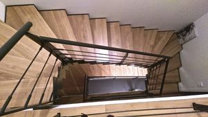 escalera en U
