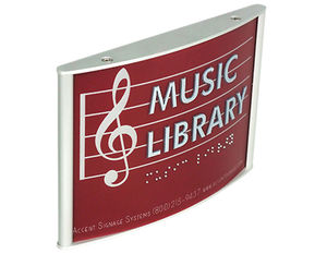 portafolletos para biblioteca