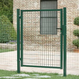 puerta para jardín de acero electrosoldado
