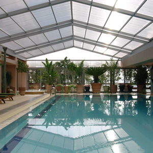 cubierta para piscina alta