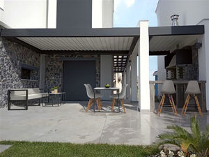 cobertura para pérgola con protección solar