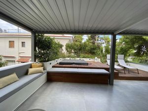 pérgola adosada