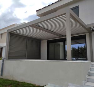 pérgola adosada