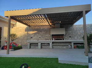 pérgola adosada