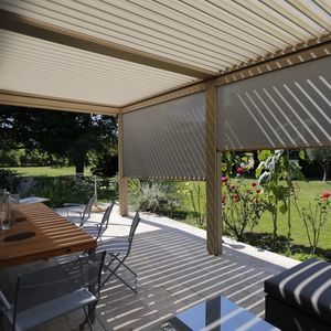 pérgola adosada