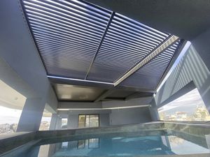 cubierta para piscina alta