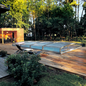 cubierta para piscina baja