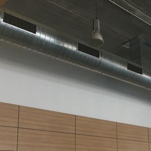 rejilla de ventilación de acero galvanizado / rectangular / calefactora
