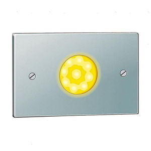 luminaria empotrable de pared