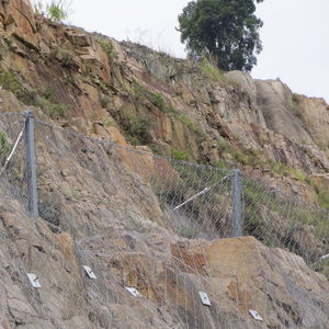 malla de protección contra piedras
