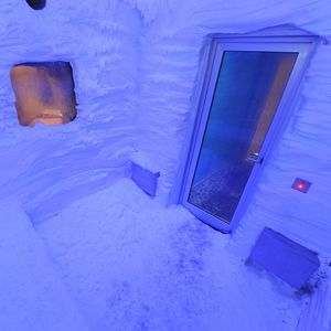 cabina de nieve