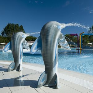 fuente para parque acuático