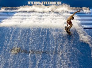 flowrider para parque acuático