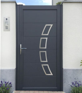 puerta para jardín de aluminio