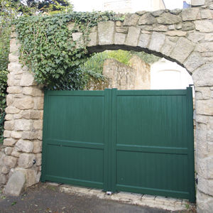 portón abatible