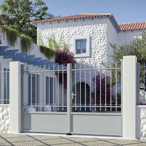 portón abatible
