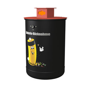 cubo de basura público
