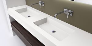 encimera de lavabo de composite