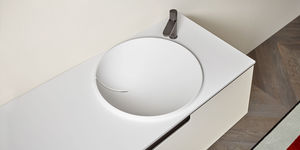 encimera de lavabo de material compuesto