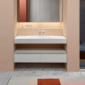 encimera de lavabo de mineral compuesto