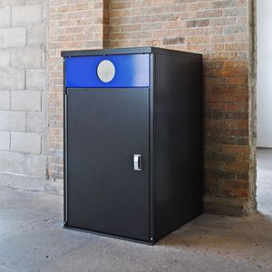 cubo de basura público