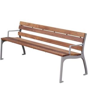banco para jardín de madera maciza