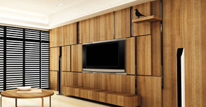 panel de construcción de madera laminada encolada