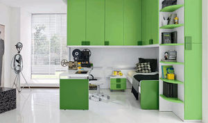 habitación para niños verde