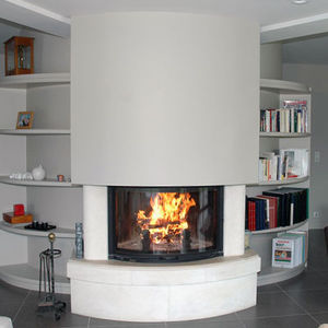 chimenea de leña