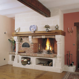chimenea de leña
