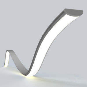 perfil de iluminación montado en superficie