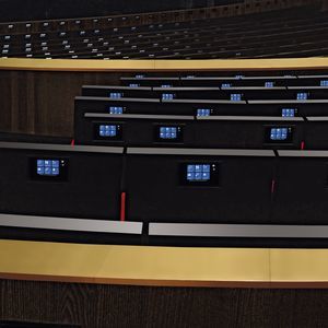 butaca de auditorio contemporáneo