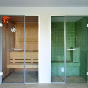 baño de vapor con ducha integrada