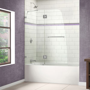 mampara de bañera abatible