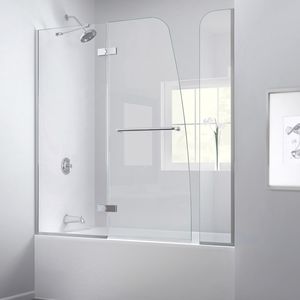 mampara de bañera abatible