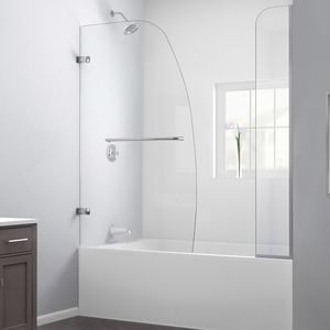 mampara de bañera abatible