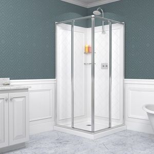 ducha de vidrio templado