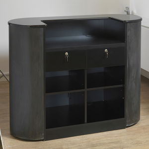mostrador de recepción de metal / de melamina / para peluquería
