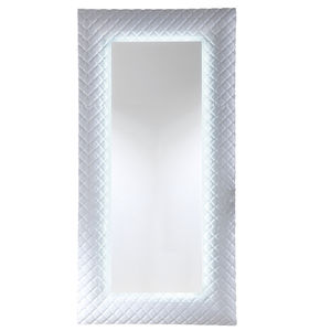 espejo de pared / con luz LED / contemporáneo / rectangular