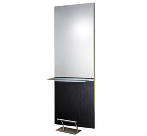 espejo de pared / contemporáneo / rectangular / para peluquería